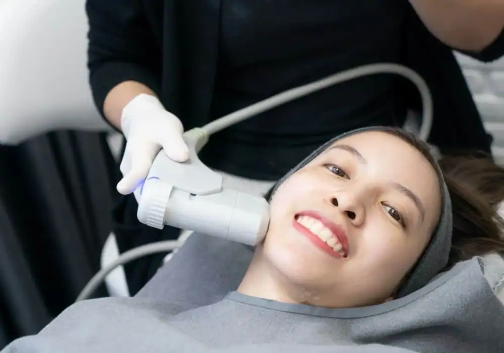 HIFU treatment Brixton in progress