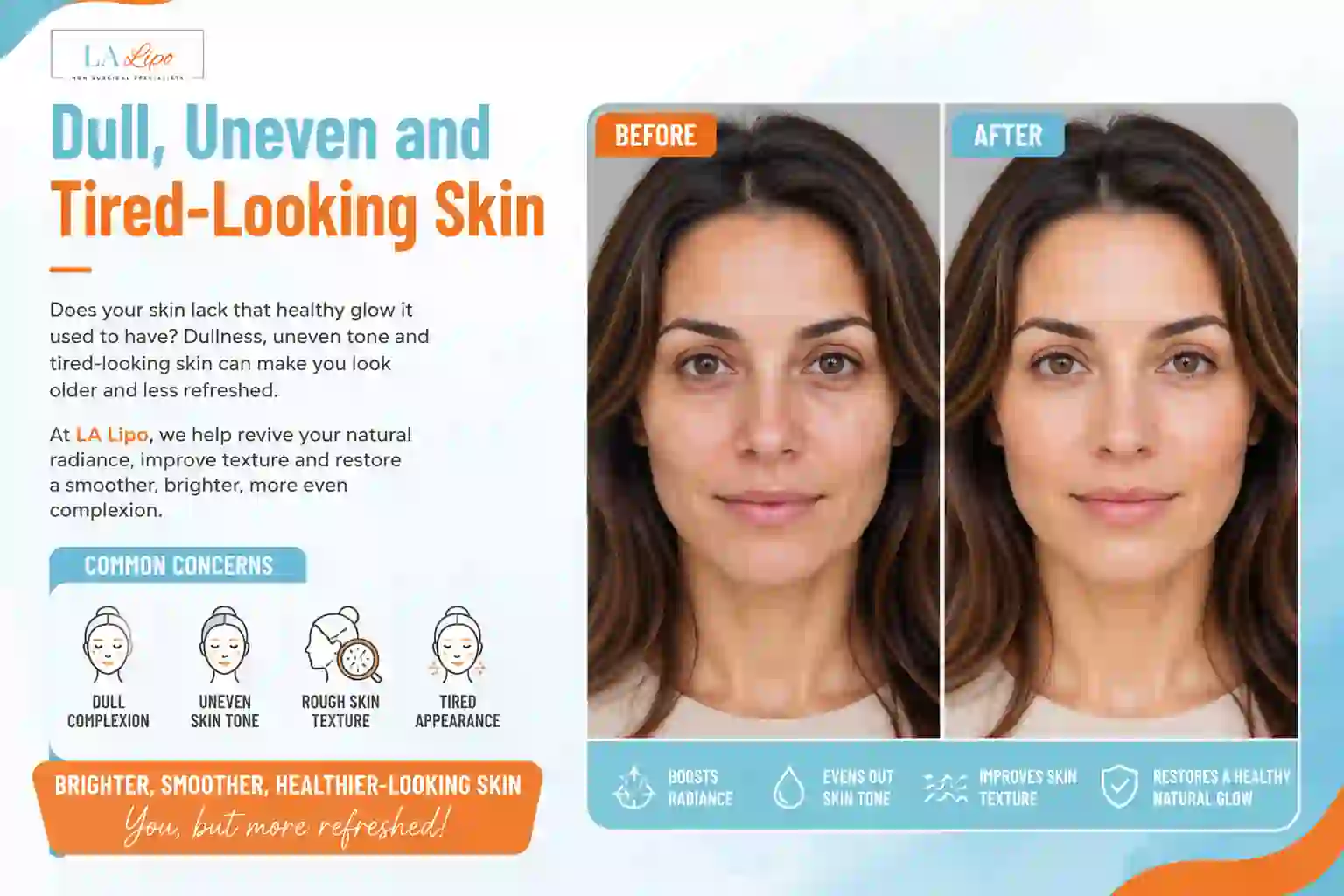 Sign #5: Dull, Uneven and Tired-Looking Skin Brixton